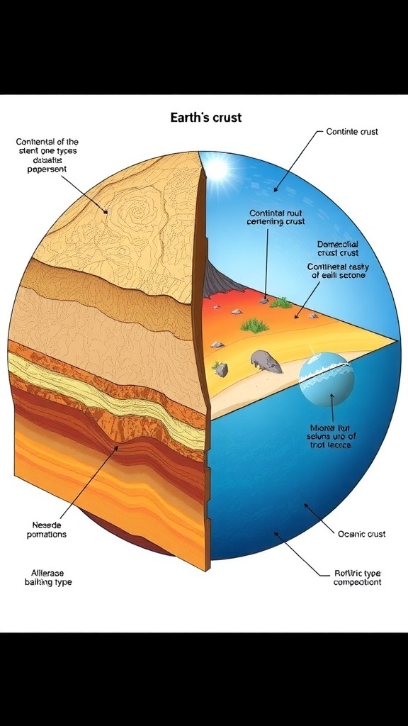 Cross-section of Earth